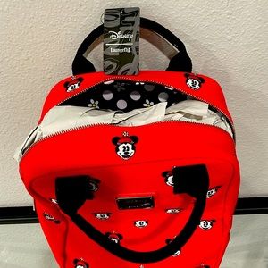 Loungefly Minnie Mouse Red Canvas Backpack